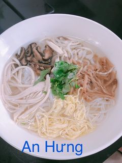 Hình của món Bún Thang Chay.