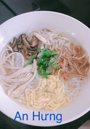 Hình của món Bún Thang Chay.