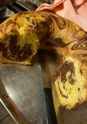 Una foto de Torta marmolada