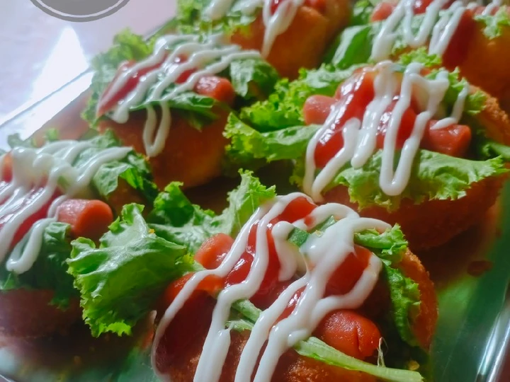 Langkah Gampang Membuat Resep Donat sosis yang Uenak Anti Ribet, Mantap Sekali