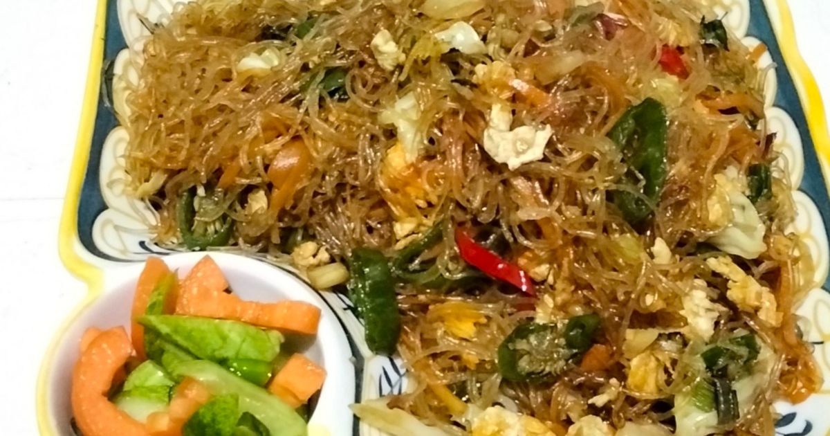 Bihun kecap pedas