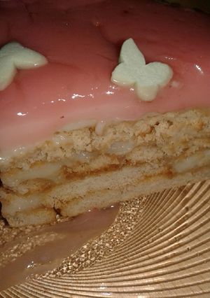 صورة لوصفة بسكويت بالحليب والفريز