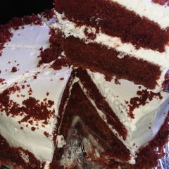 A picture of Red velvet cake.