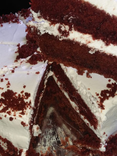 A picture of Red velvet cake.