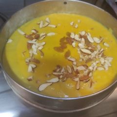 A picture of Mango jelly ice cream.