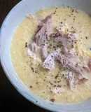 Buttery corn potage (with chicken)