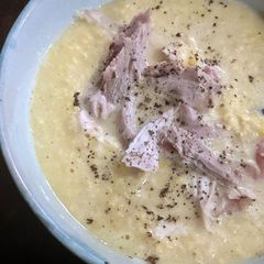 A picture of Buttery corn potage (with chicken).
