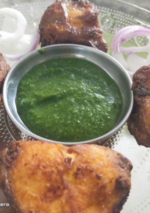 A picture of Spicy fish fry.