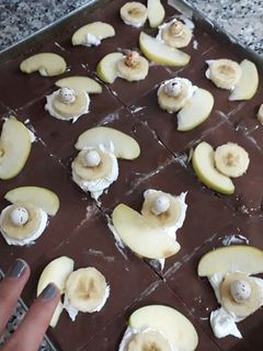 صورة لوصفة كيكة بالفلان والشوكولاطة 😍😋😍