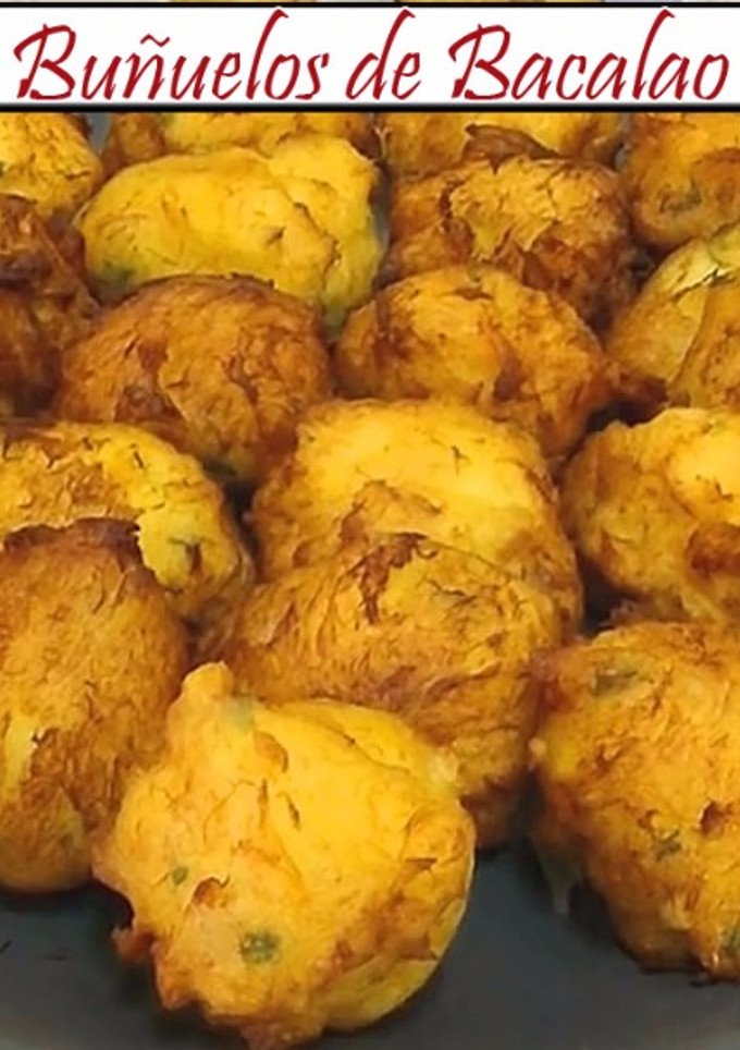 Una foto de Buñuelos de bacalao
