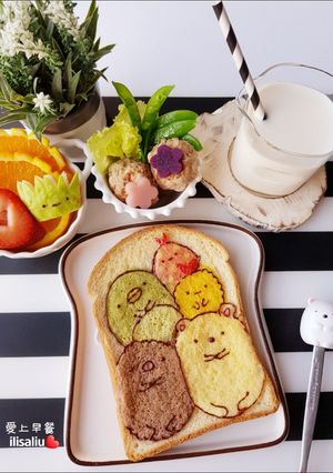 彩色奶酥吐司 的食譜成品照片
