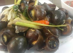 Hình của món Ốc xào.