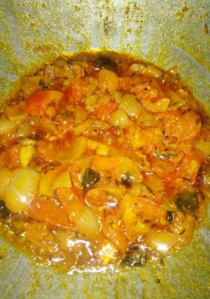 A picture of Tadka Onion.