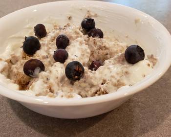 Popular Recipe Quinoa Yogurt  Blueberry bowl Delicious