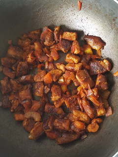 A picture of Chili Pork Fry.