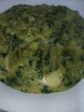 Polenta con acelga y muzzarella