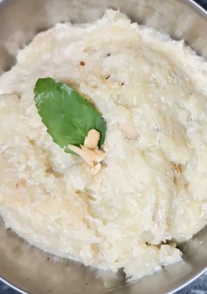 A picture of Bottel gourd Halwa(lauki ka halwa).