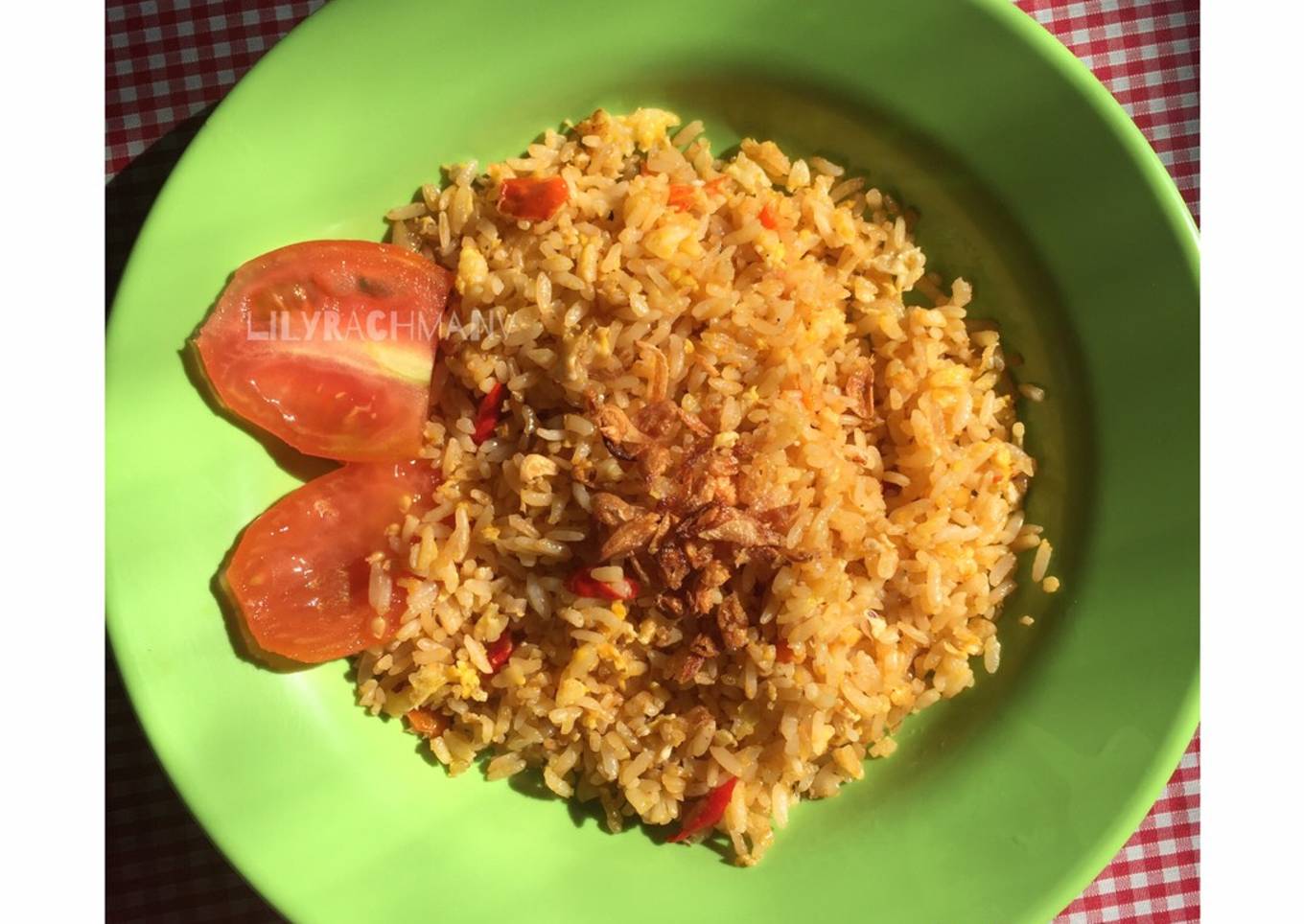 Nasi Goreng Telur Saori Saos Tiram (Menu Sarapan Pagi Cepat & Enak)