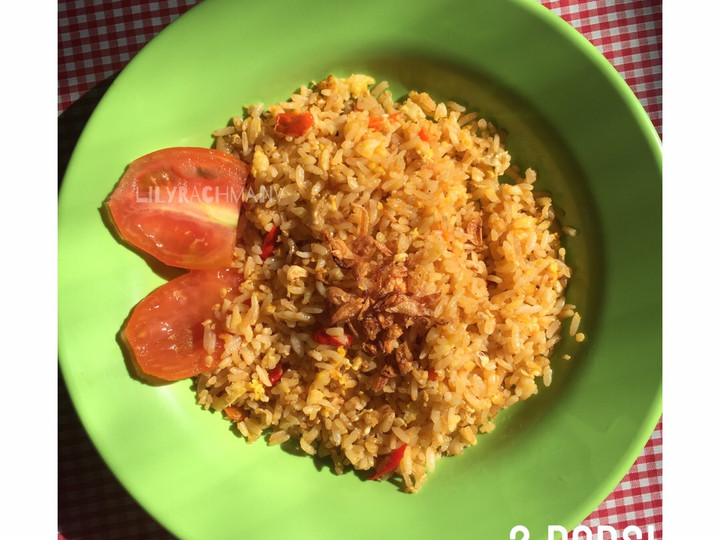 Cara Bikin Nasi Goreng Telur Saori Saos Tiram (Menu Sarapan Pagi Cepat &amp;amp; Enak) Anti Gagal