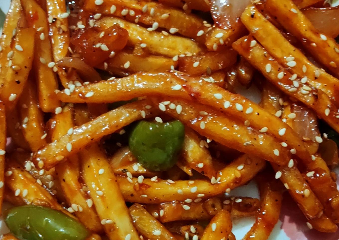 Fried honey fritters