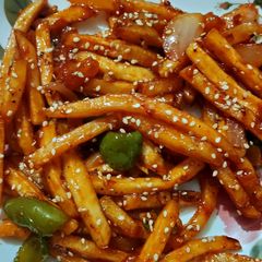 A picture of Crispy Honey chilli Potato.
