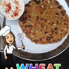 Wheat kulcha A picture of Wheat kulcha.