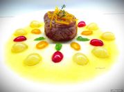 Una foto di salsa alla menta