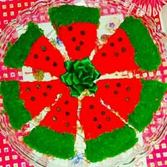 A picture of Coconut flavoury watermelon.