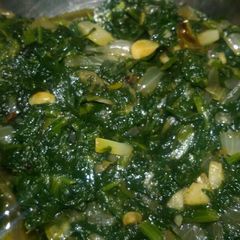 Palak saag A picture of Palak saag.