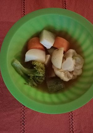 Una foto de Sopa de verduras
