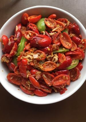 Foto resep Tumis kulit melinjo teri