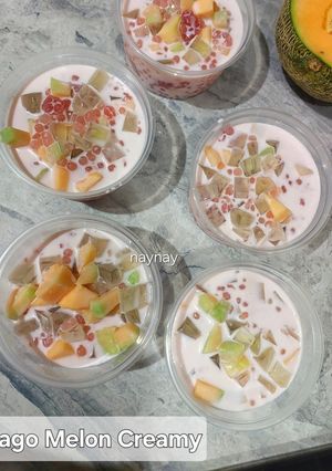 Foto resep Sago Melon Creamy