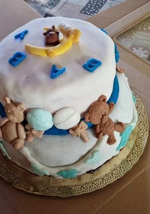 Két emeletes torta: nutellás és meggyes recept fotója