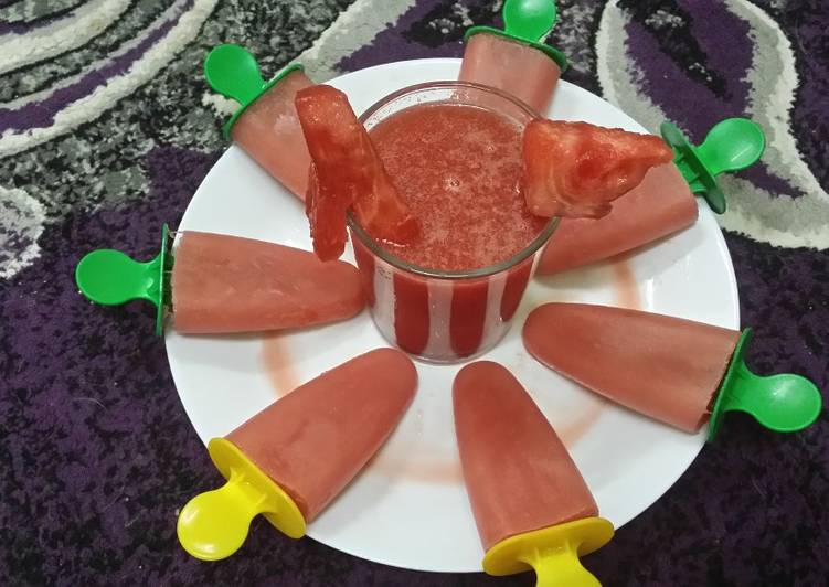 Step-by-Step Guide to Prepare Quick Watermelon Popsicles