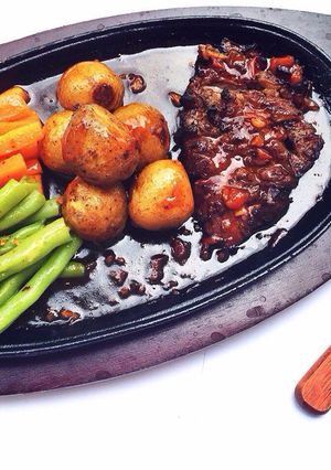 Foto resep Beef steak BBQ sauce