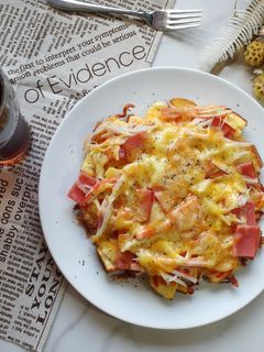 【下午茶】吐司夏威夷披薩 的食譜成品照片