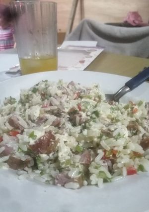 Una foto de Arroz  fresco y rendidor