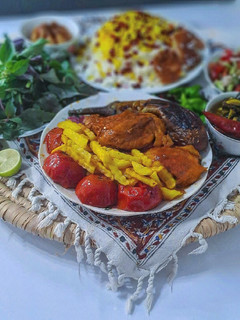 عکسی از دستور ترشه کباب گیلان با مخلفات
