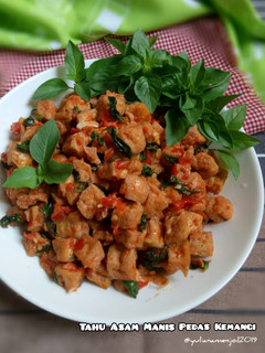 Foto resep Tahu Asam Manis Pedas Kemangi