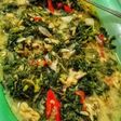 Kenikir kuah santan mix tempe (masakan ndeso)