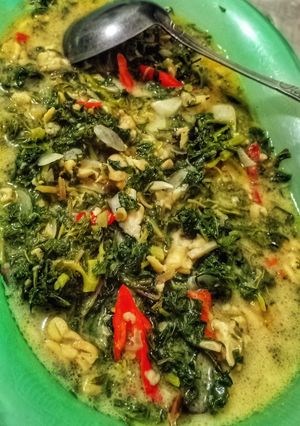 Foto resep Kenikir kuah santan mix tempe (masakan ndeso)