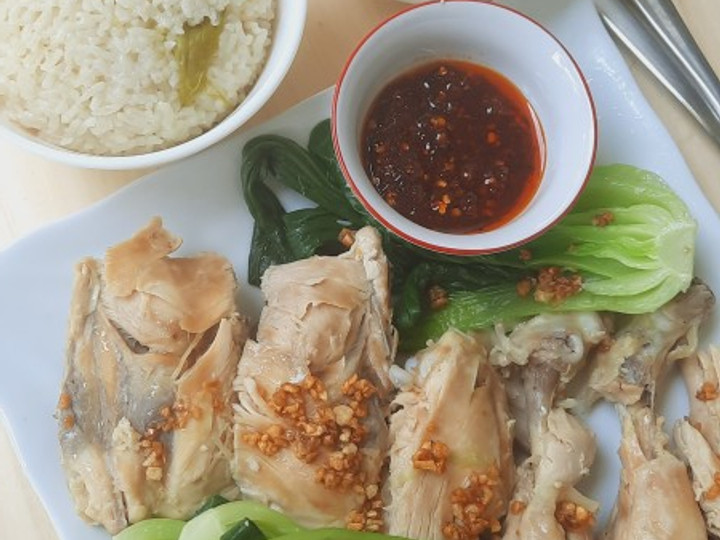 Resep Hainan Rice singapure complete yang Enak