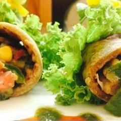 A picture of Stuffed Kathi Rolls.