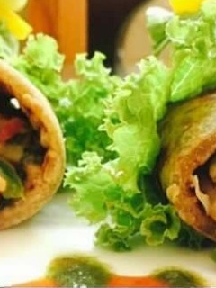 A picture of Stuffed Kathi Rolls.