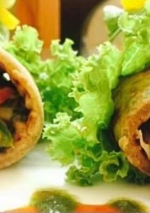 A picture of Stuffed Kathi Rolls.