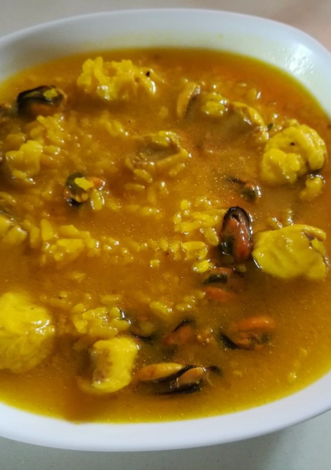 Una foto de Arroz caldoso