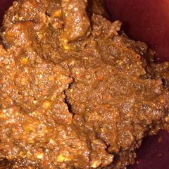 A picture of Wood apple chutney.