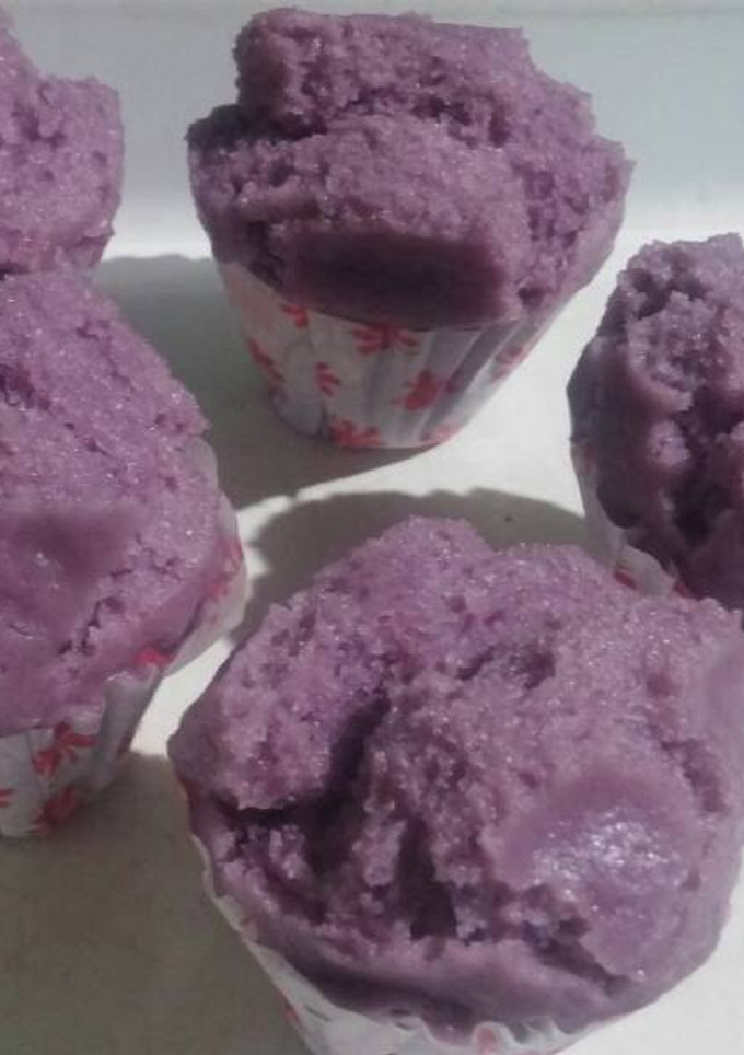 Foto resep Bolu kukus ubi ungu ketawa