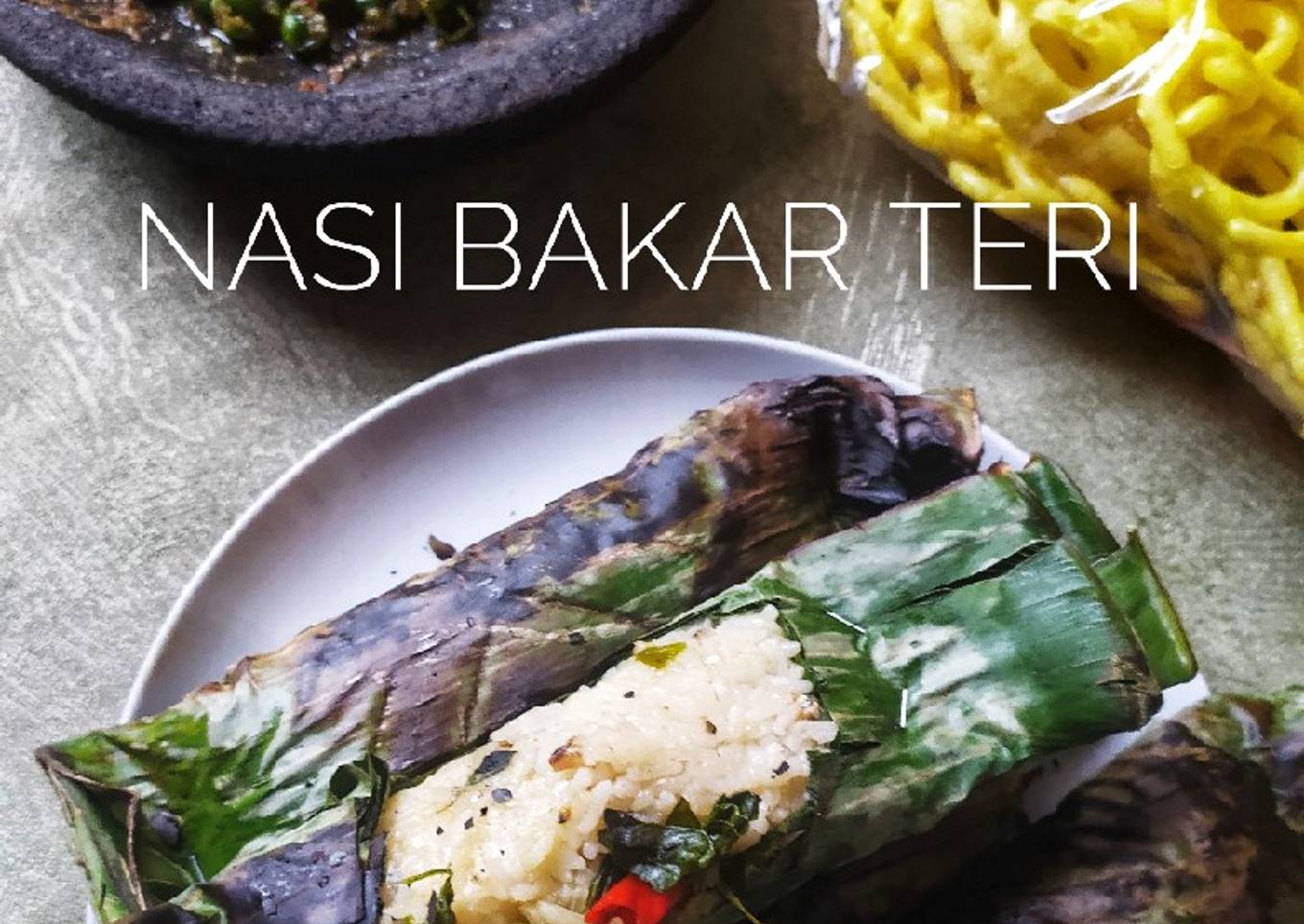 Nasi Bakar Ikan Teri