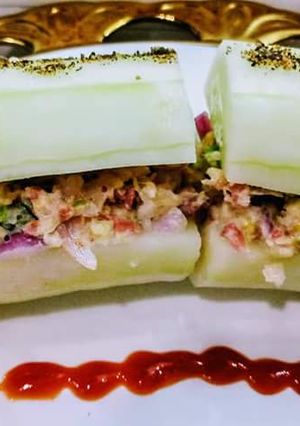 A picture of Cucumber sandwich.